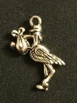 (image for) Silver Stork Charm